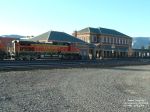 BNSF 4152 sitting at the Livingston Depot
